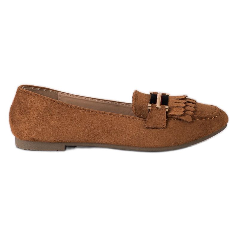 Anesia Paris Stylische Loafer braun