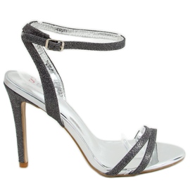 Graphit-Sandalen TU129P Schwarz mehrfarbig