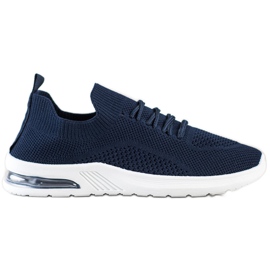 Diamantique Marineblaue Sportschuhe