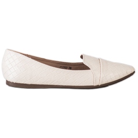 Seastar Modische Ballerinas mit Öko-Leder beige