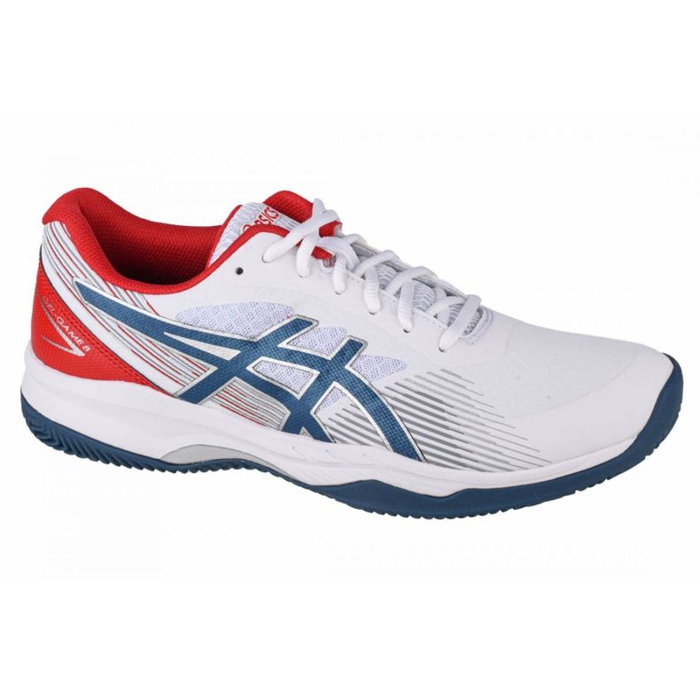 Asics Gel-Game 8 Sand / OC M 1041A193-102 weiß rot blau