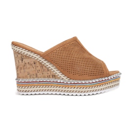 Vices Schraubstöcke XF91-68-Kamel braun