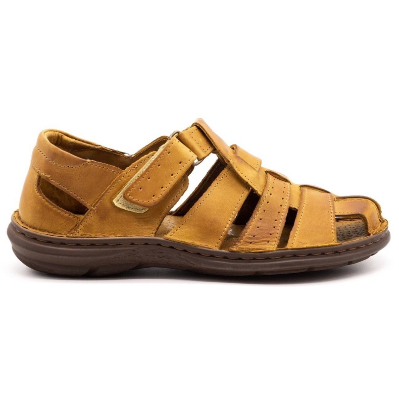 Polbut Sandalen 211/2 rot gelb