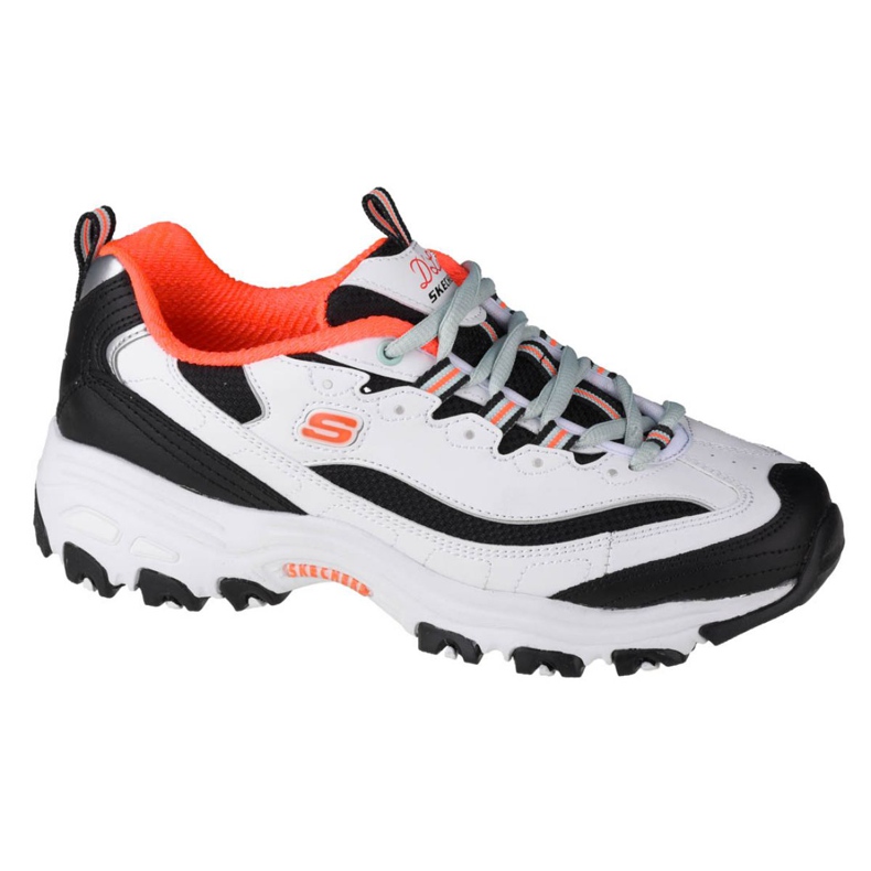 Skechers D'Lites Big Fan W 88888422-WBO weiß schwarz orange