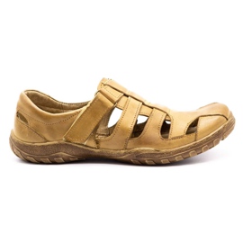 Polbut Durchbrochene Herrenschuhe 237 für den Sommer beige