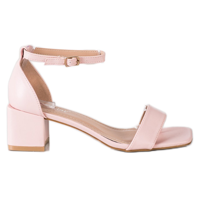 Seastar Sandalen mit dekorativer Kette rosa