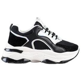 Sneaker auf der FASHION-Plattform schwarz silber-