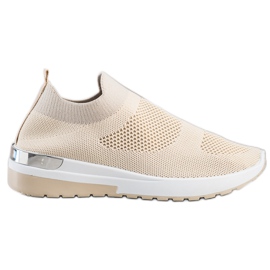 SHELOVET Slip-On-Sneakers beige