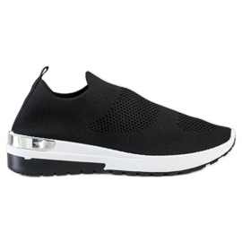 SHELOVET Slip-On-Sneakers schwarz