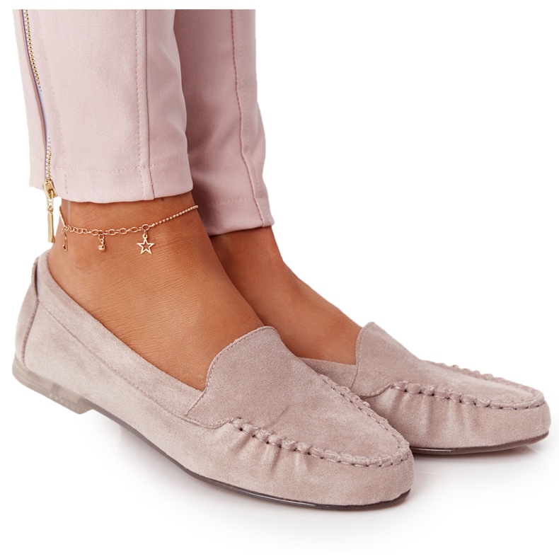 Wildleder Loafer Sergio Leone MK722 Beige