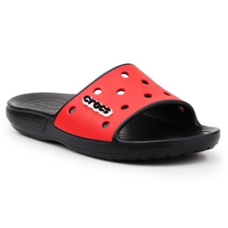 Crocs Classic Colorblock-Slide M 206882-0X9 rot