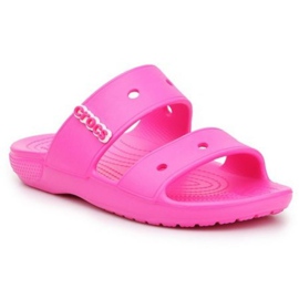 Crocs Classic Sandale Jr 206761-6QQ rosa
