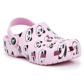 Crocs Classic Clog mit Panda-Print Jr 206999-6GD rosa