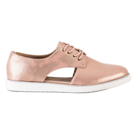 Forever Folie Modische Schuhe mit Cut-Out mehrfarbig golden