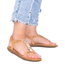 Liva braune Sandalen für Damen