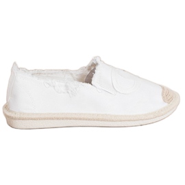SHELOVET Textil-Espadrilles weiß