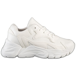 SHELOVET Lässige weiße Turnschuhe