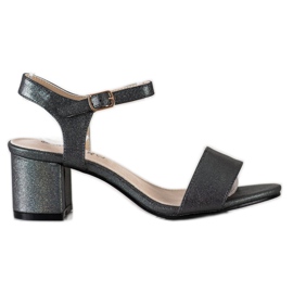 Goodin Bequeme Sandalen an einer Bar silber-