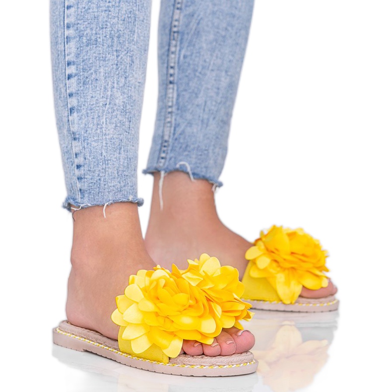 Gelbe Damen-Flip-Flops