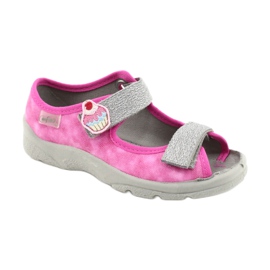 Befado Kinderschuhe 969X163 rosa silber-