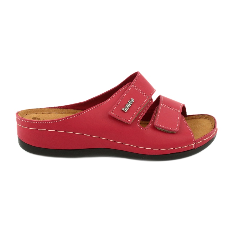 Inblu Damenschuhe Hausschuhe 158D105 rot