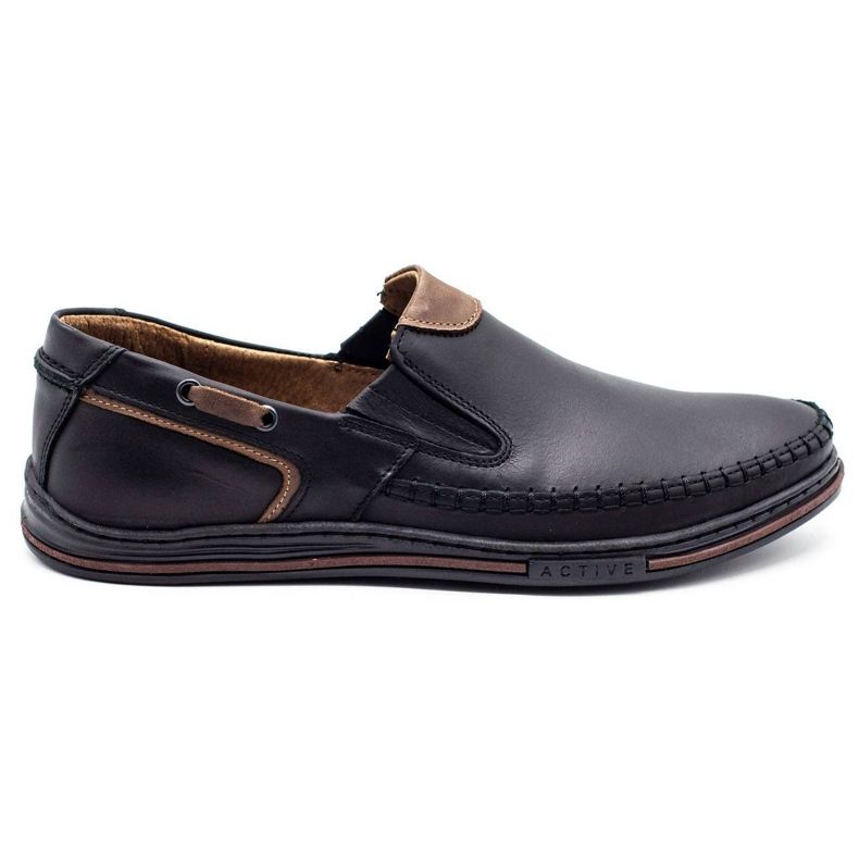 Polbut Herrenschuhe Loafer 09 schwarz braun