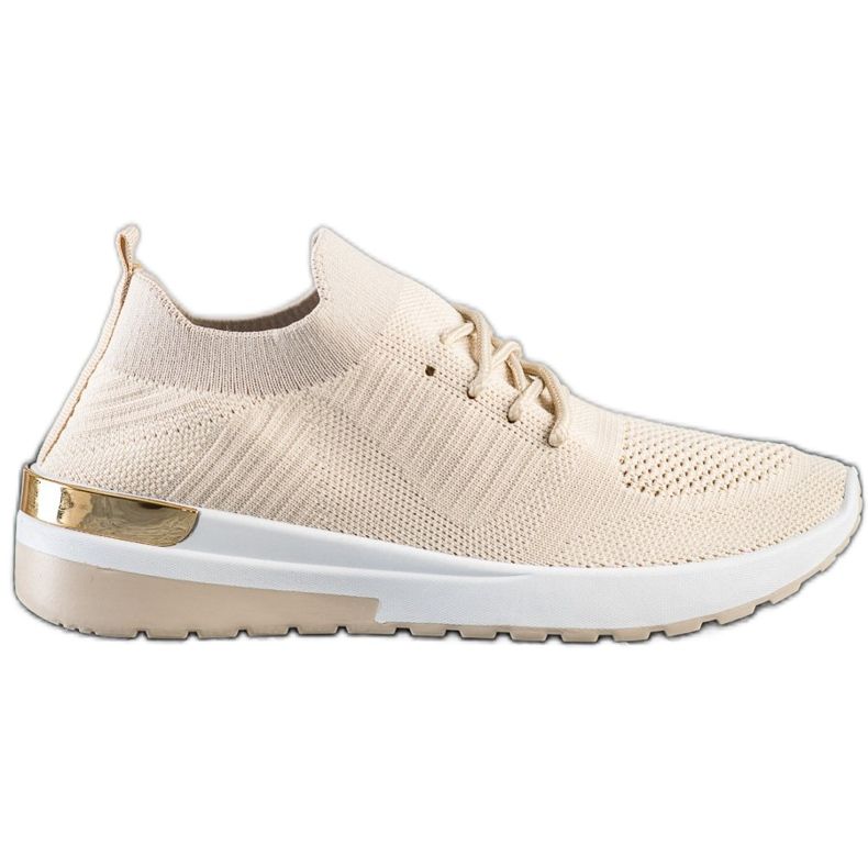 SHELOVET Bequeme Slip-On Sneakers beige