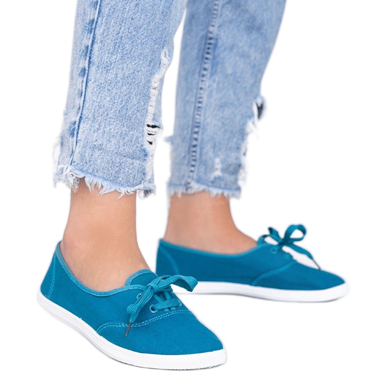 Mesa türkise Sneakers für Damen grün