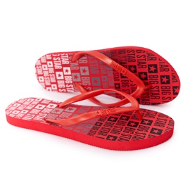 Damen Flip-Flops Big Star FF274A305 Rot