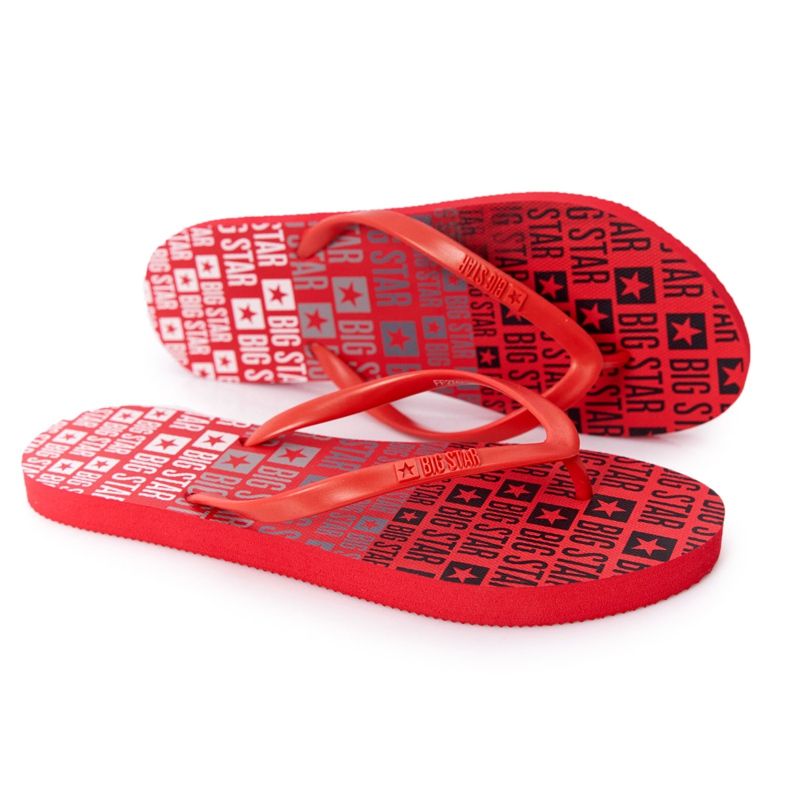 Damen Flip-Flops Big Star FF274A305 Rot