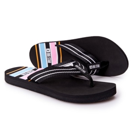 Damen Flip-Flops Big Star HH274A057 Schwarz