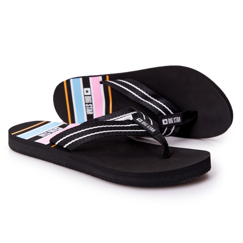 Damen Flip-Flops Big Star HH274A057 Schwarz
