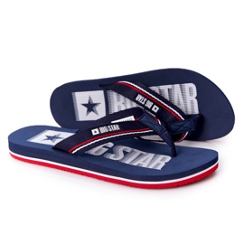 Damen Flip-Flops Big Star HH274A059 Marineblau