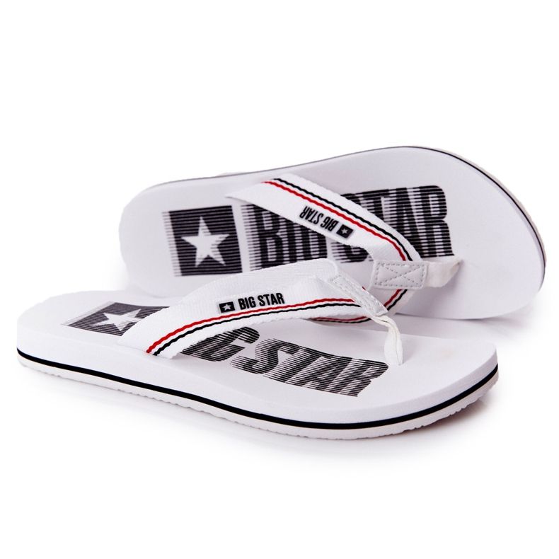 Damen Flip-Flops Big Star HH274A062 Weiß