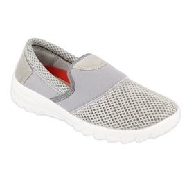 Befado Damenschuhe 517D009 beige grau