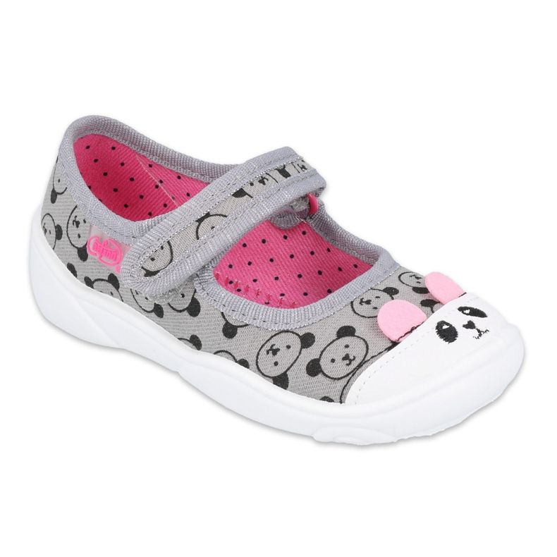 Befado Kinderschuhe 209P032 rosa grau