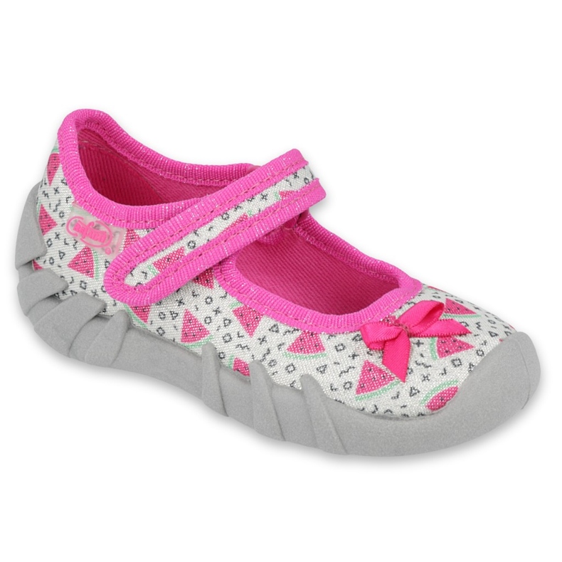 Befado Kinderschuhe 109P216 rosa grau