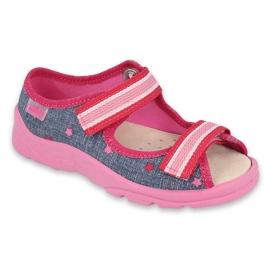 Befado Kinderschuhe 869X146 mehrfarbig rosa