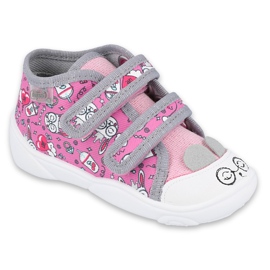 Befado Kinderschuhe 212P070 rosa grau