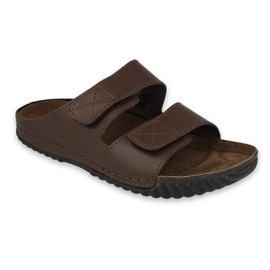 Inblu Hausschuhe Herrenschuhe 158M005 braun