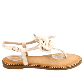 Flip-Flops mit beiger Schleife N-102 Beige