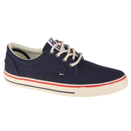 Tommy Hilfiger Jeans Textil Sneaker M EM0EM00001-006 Schuhe marineblau