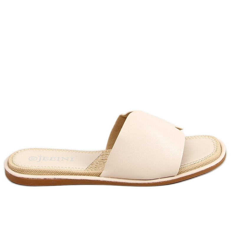 Beige Hausschuhe für Damen 395 Beige