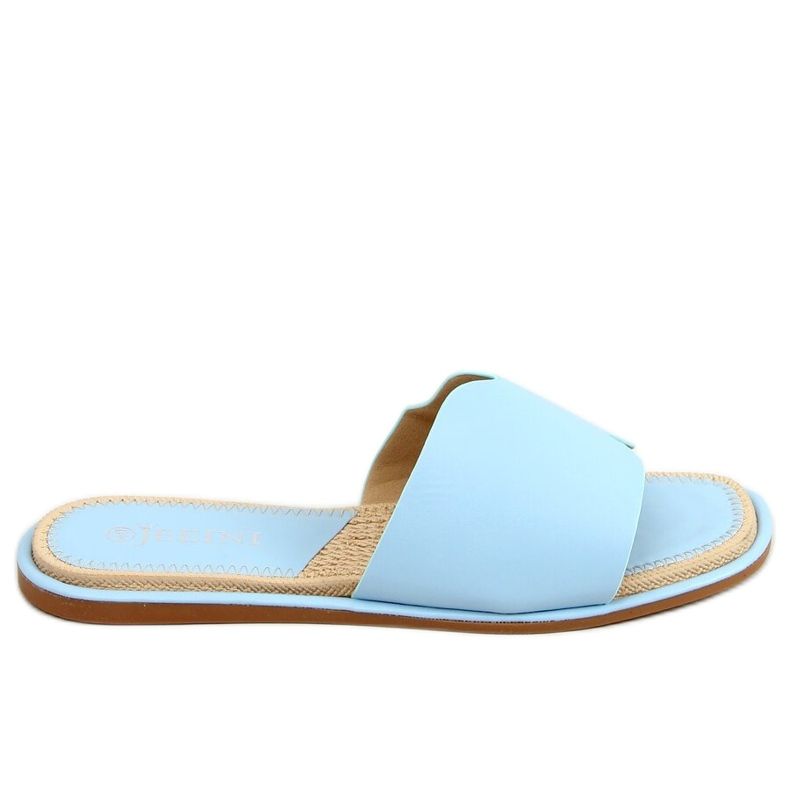 Blaue blaue Damenhausschuhe 395 Blau