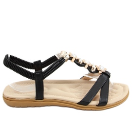 Schwarze Damensandalen CT-153 Black