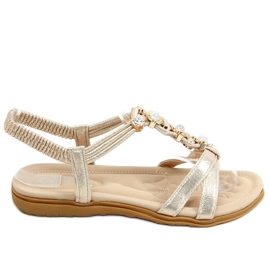 Goldene Damensandalen CT-153 Gold