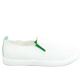 Sneakers Slip-On weiß LA45 Grün