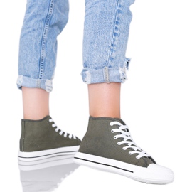 Knöchel-Sneaker für Damen in Grün Gampa