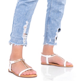 Emmie weiße Sandalen für Damen
