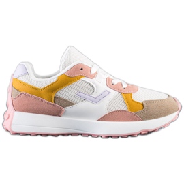 SHELOVET Bunte Turnschuhe weiß mehrfarbig